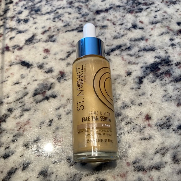 St. Moriz Prime & Glow Face Tan Serum Light With Hyaluronic Acid NWT Brand New - Picture 2 of 3